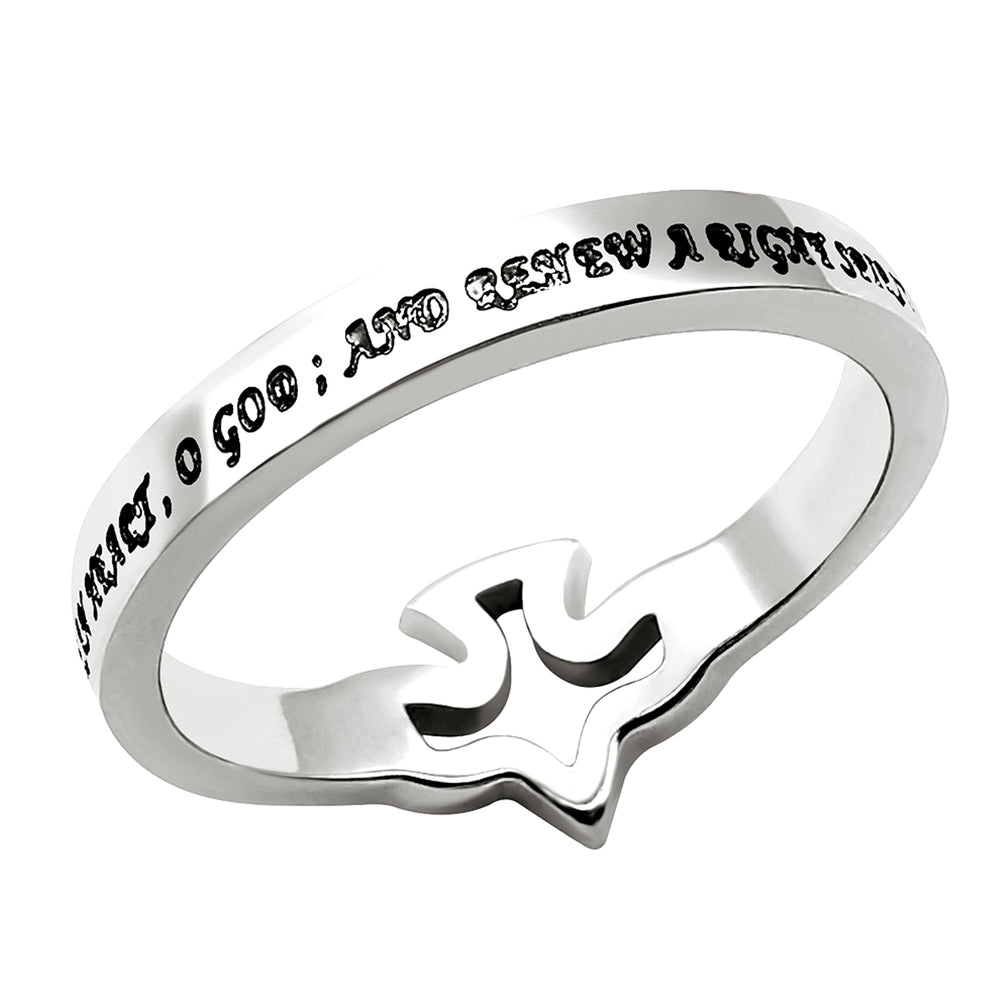 Women's CZ Dove Ring