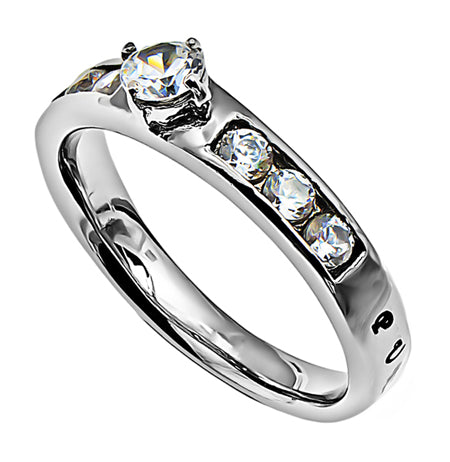 Women's Princess Solitaire Ring