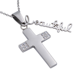Women's CZ Handwriting Necklace Collection