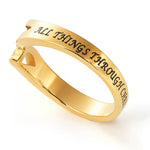 Women's Wave Ring Gold Tone