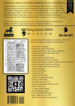 1611 King James Bible - Black