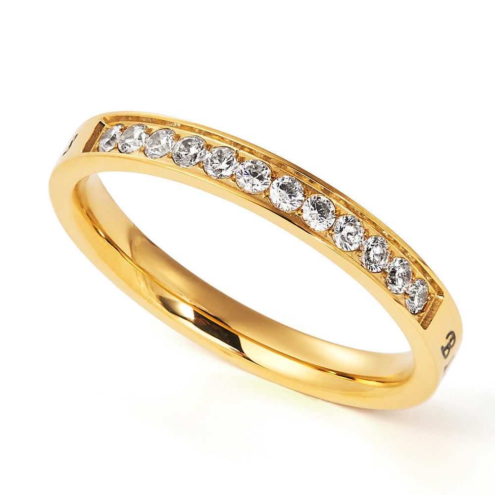 Women's Princess Ring Blessed - Gold Tone