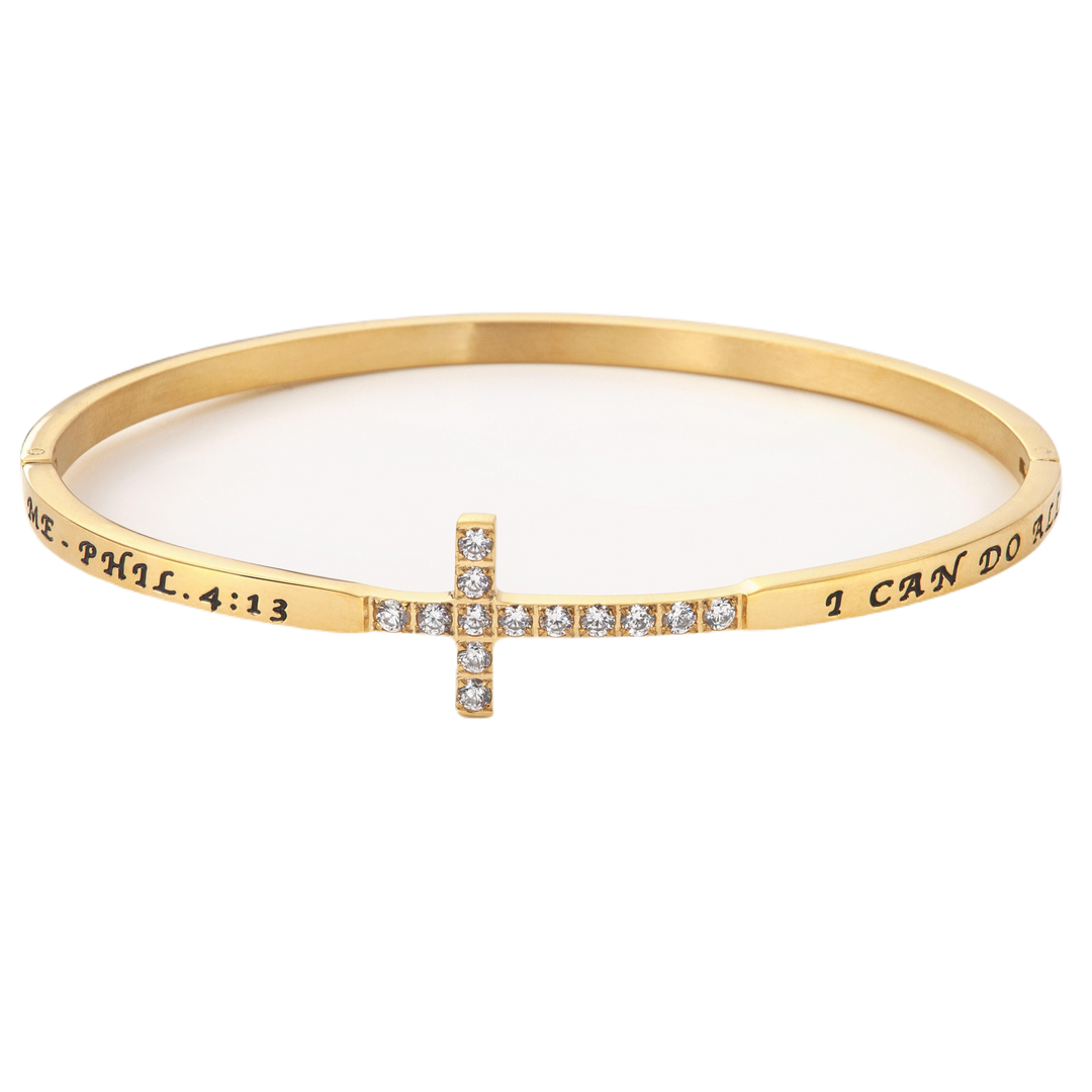 Cross Bangle Bracelet – KingdomWear