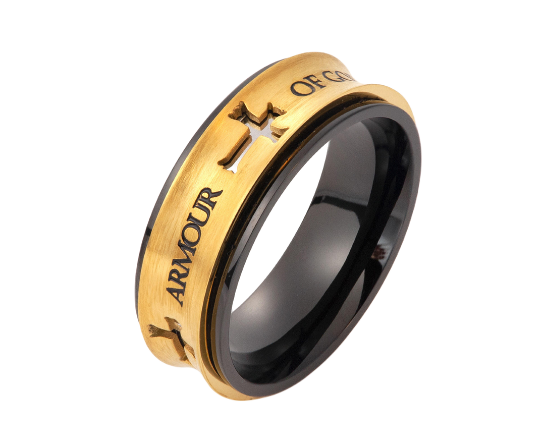 Four Cross Spinner Ring – KingdomWear