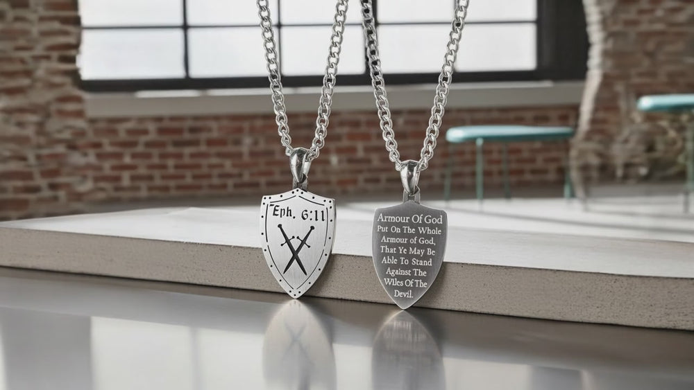 
                
                    Load and play video in Gallery viewer, 1611 Armor of God Shield
                
            