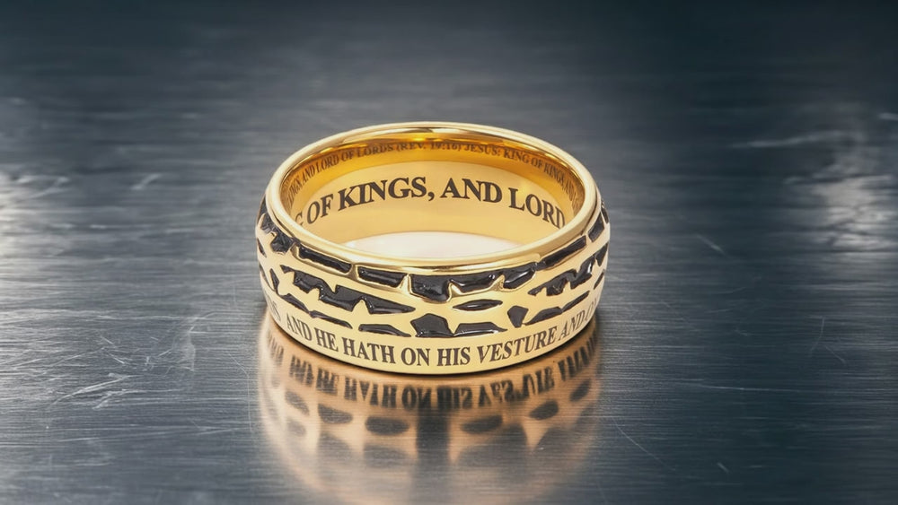 
                
                    Load and play video in Gallery viewer, The Crown Ring - King of Kings
                
            