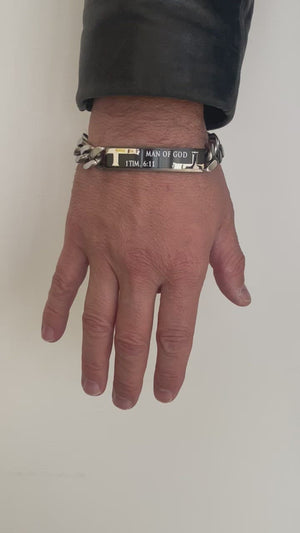 
                
                    Load and play video in Gallery viewer, Iron Cross Bracelet
                
            