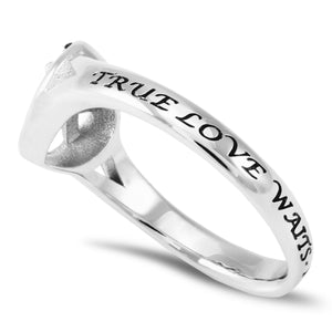 CZ Patchwork Cross Ring
