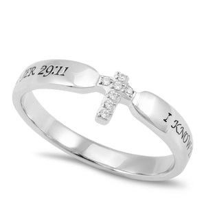 CZ Tiny Tip Ring