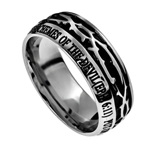 
                
                    Load image into Gallery viewer, Men&amp;#39;s Crown Of Thorns Ring
                
            