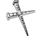 2 Nail Cross Necklace