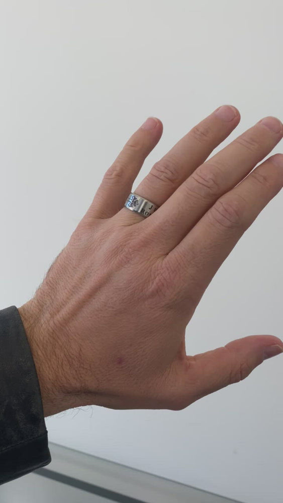 Men's Silver Neo Ring