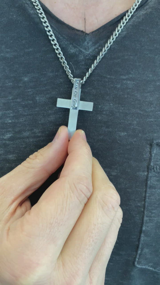 
                
                    Load and play video in Gallery viewer, I.D. Cross Necklace
                
            