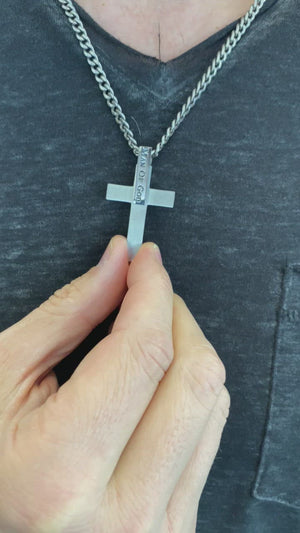 
                
                    Load and play video in Gallery viewer, I.D. Cross Necklace
                
            