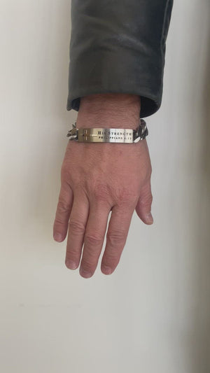 
                
                    Load and play video in Gallery viewer, Men&amp;#39;s Silver Neo Bracelet
                
            