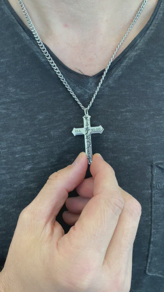 
                
                    Load and play video in Gallery viewer, Crucified Cross Necklace
                
            