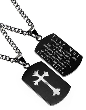 Men's Black Shield Cross Collection