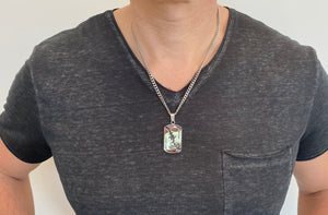 Crown of Thorns Dog Tag Necklace