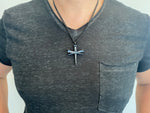 Men's Third Hour Cross Necklace