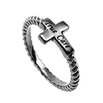 Women's Simplicity Cross Ring