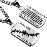 Men's Crown of Thorns Dog Tag Collection