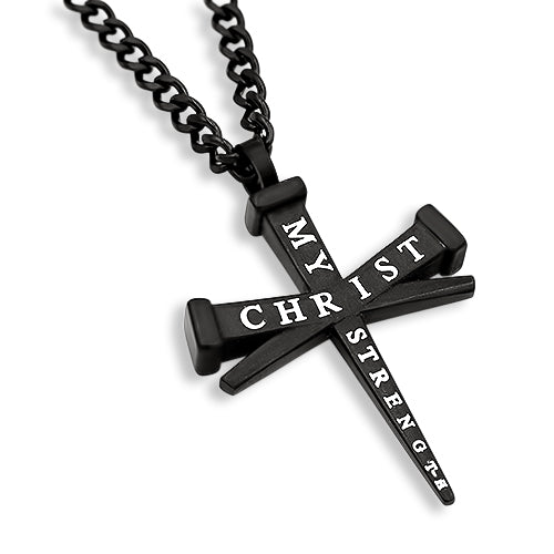 
                
                    Load image into Gallery viewer, Men&amp;#39;s Third Hour Cross Necklace
                
            