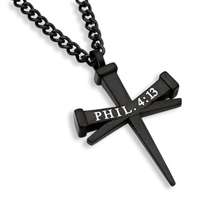 Men's Third Hour Cross Necklace