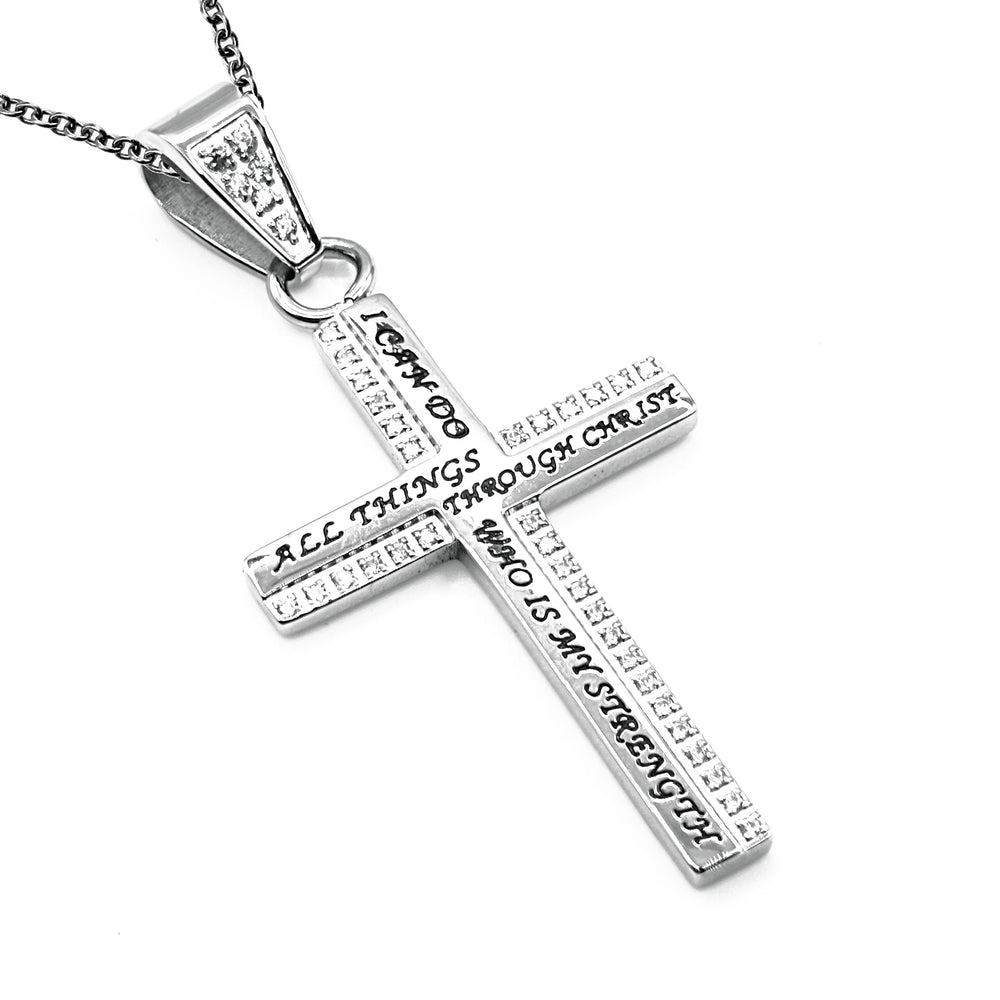 Women's CZ Cable Cross