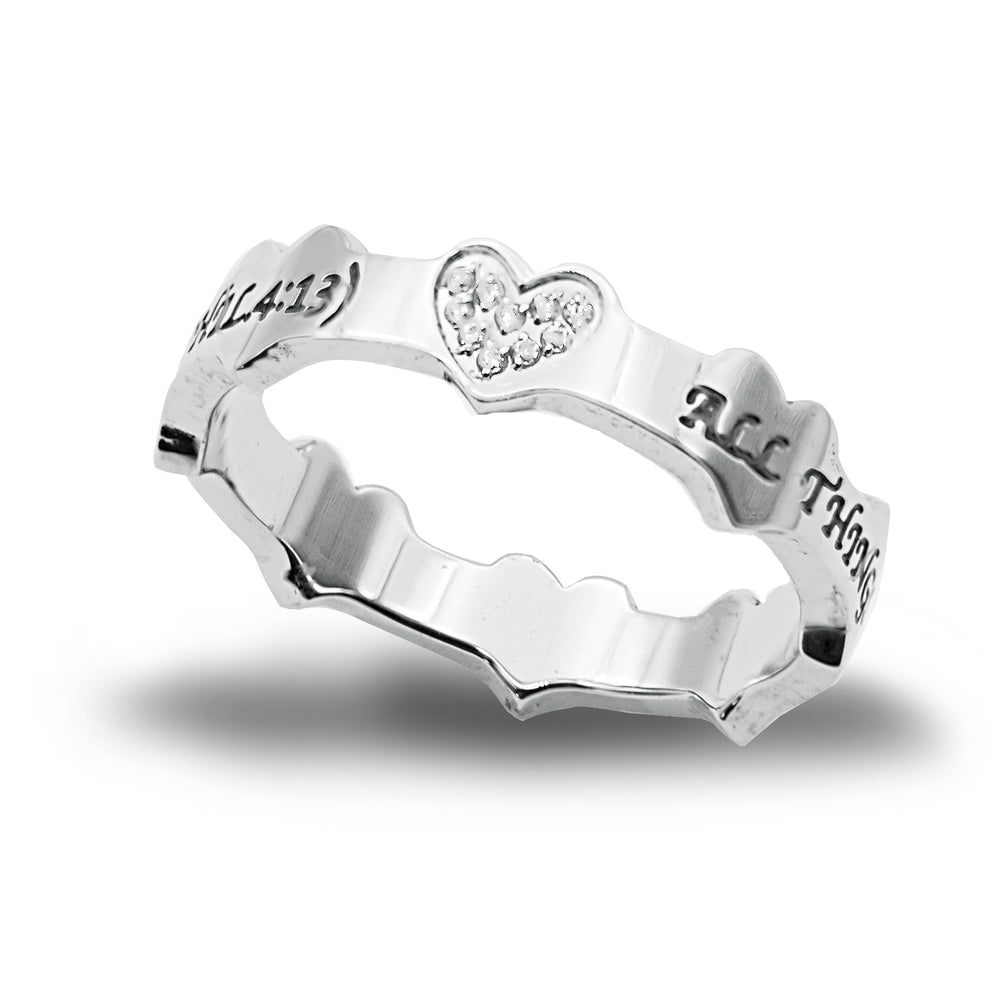 Crown of Hearts Ring