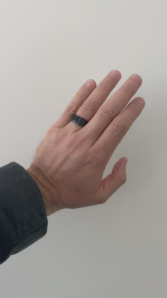 
                
                    Load and play video in Gallery viewer, Men&amp;#39;s Black Sports Ring
                
            