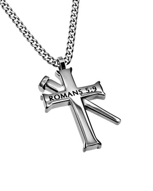 Established Silver Cross Necklace