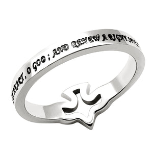 CZ Dove Ring