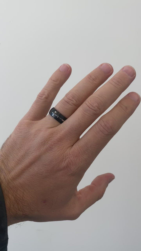 
                
                    Load and play video in Gallery viewer, Black Double Cross Band
                
            