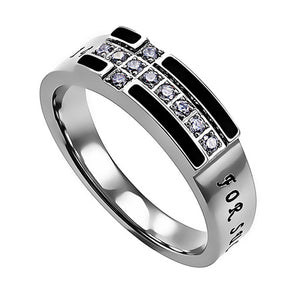 
                
                    Load image into Gallery viewer, Women&amp;#39;s Black Ensign Ring
                
            