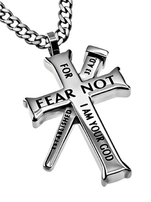 Established Silver Cross Necklace