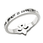 Women's CZ Dove Ring