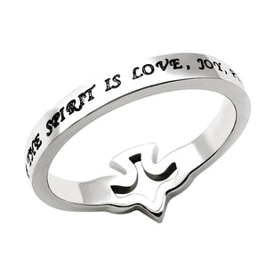 
                
                    Load image into Gallery viewer, Women&amp;#39;s CZ Dove Ring
                
            