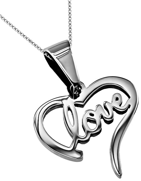 Handwriting Heart Necklace