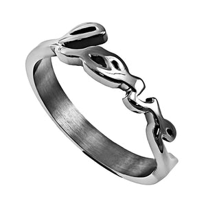 Hand Writing Ring