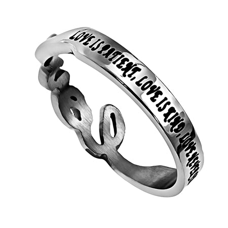Hand Writing Ring