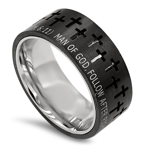 Men's Black Knight Ring