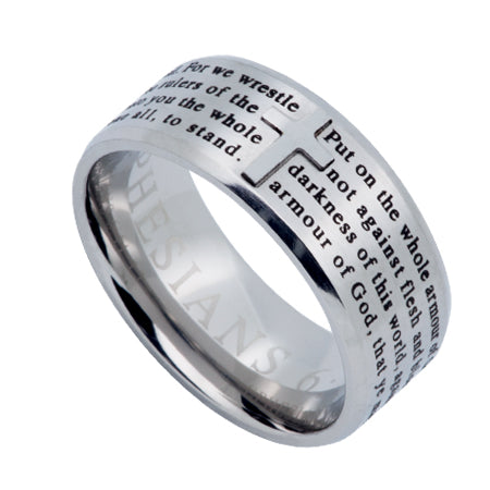 Silver Logos Ring