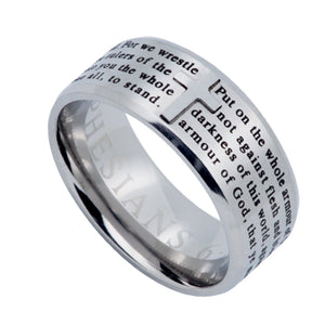 Silver Logos Ring
