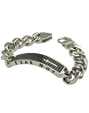 Men's Shield Cross Bracelet Collection