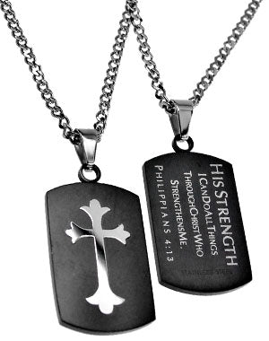 Men's Black Shield Cross Collection