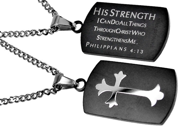 Men's Black Shield Cross Collection
