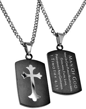 Men's Black Shield Cross Collection