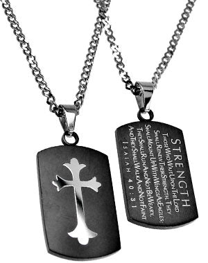 Men's Black Shield Cross Collection