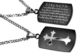 Men's Black Shield Cross Collection