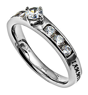 Princess Solitaire Ring
